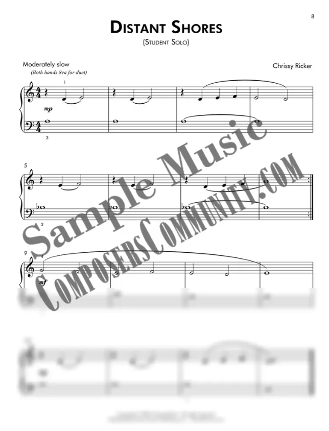 Distant Shores Sample Page