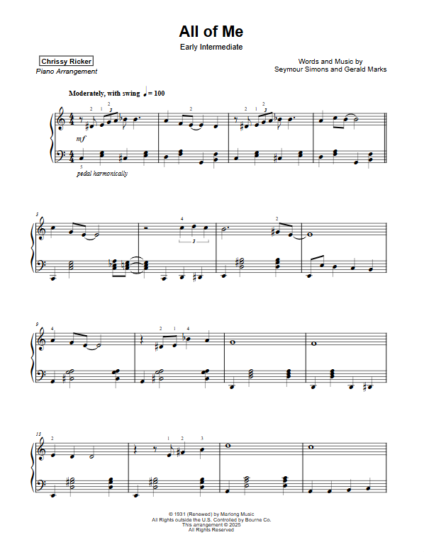All of Me Sample Page