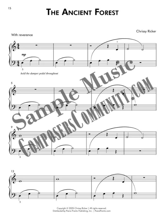 The Ancient Forest Sample Page