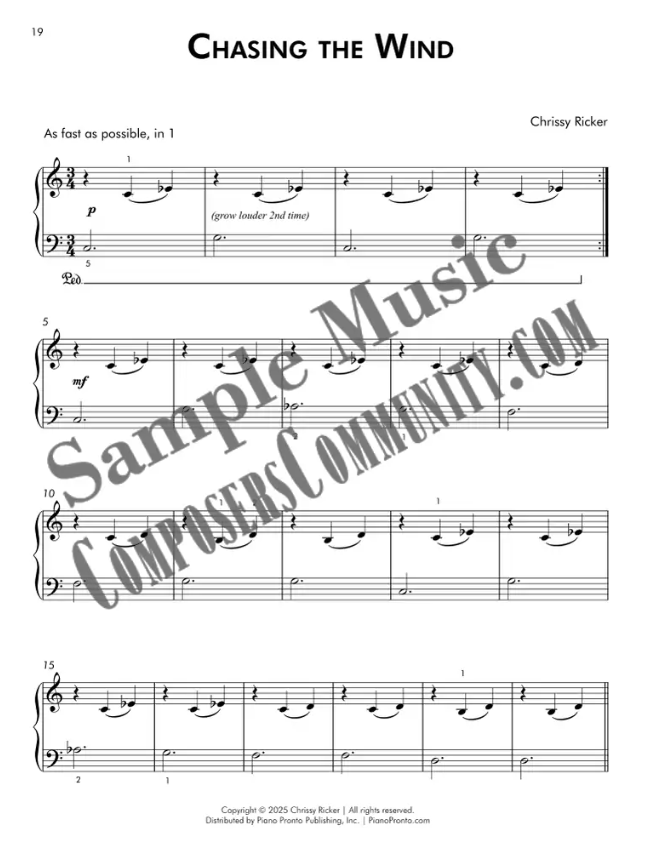 Chasing the Wind Sample Page