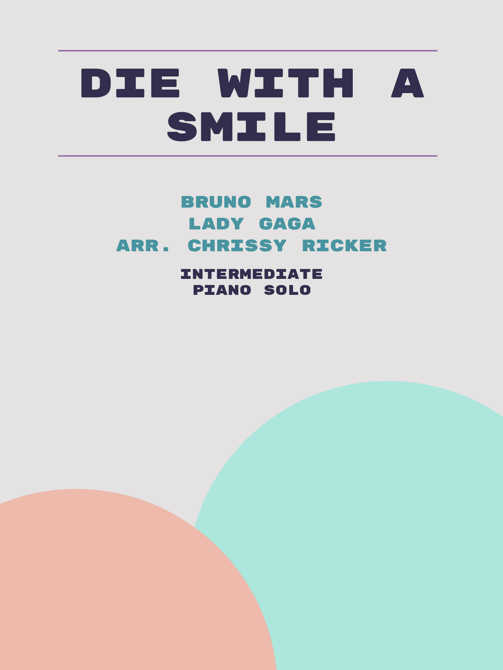 Die With a Smile by Bruno Mars, Lady Gaga