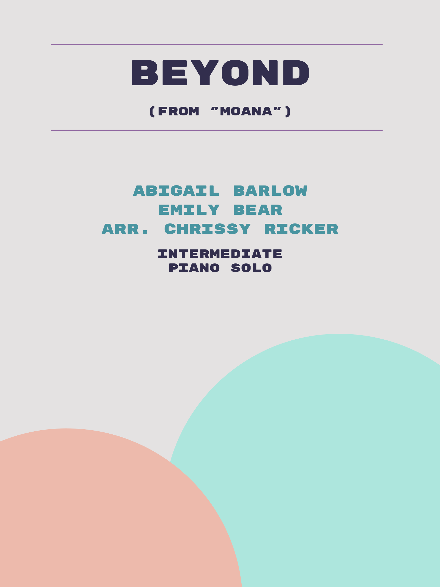 Beyond by Abigail Barlow, Emily Bear