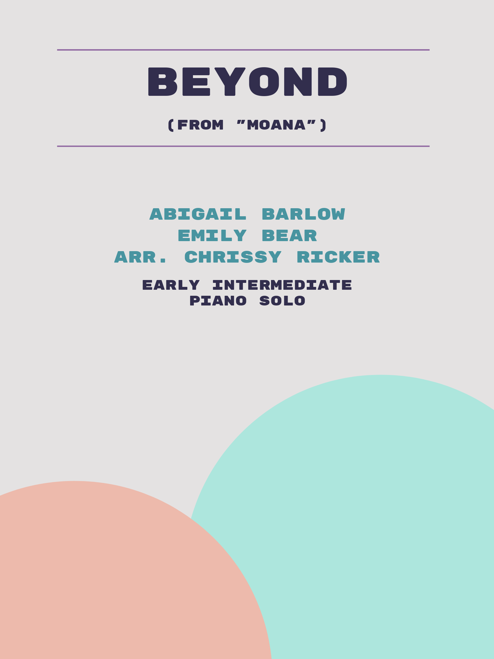 Beyond by Abigail Barlow, Emily Bear