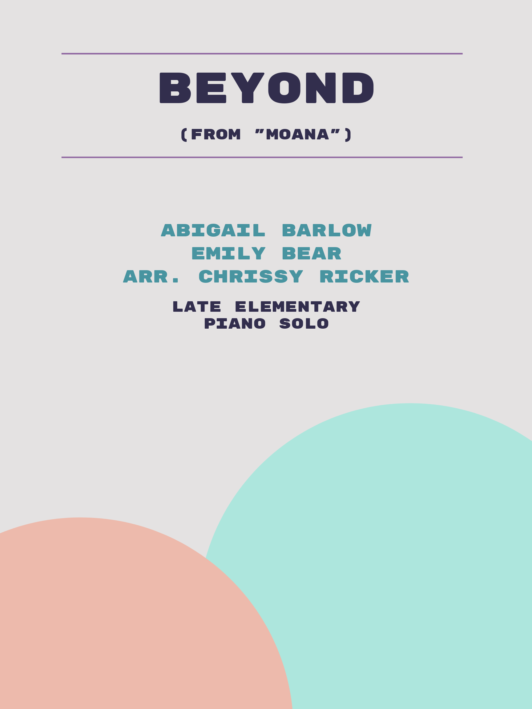 Beyond by Abigail Barlow, Emily Bear