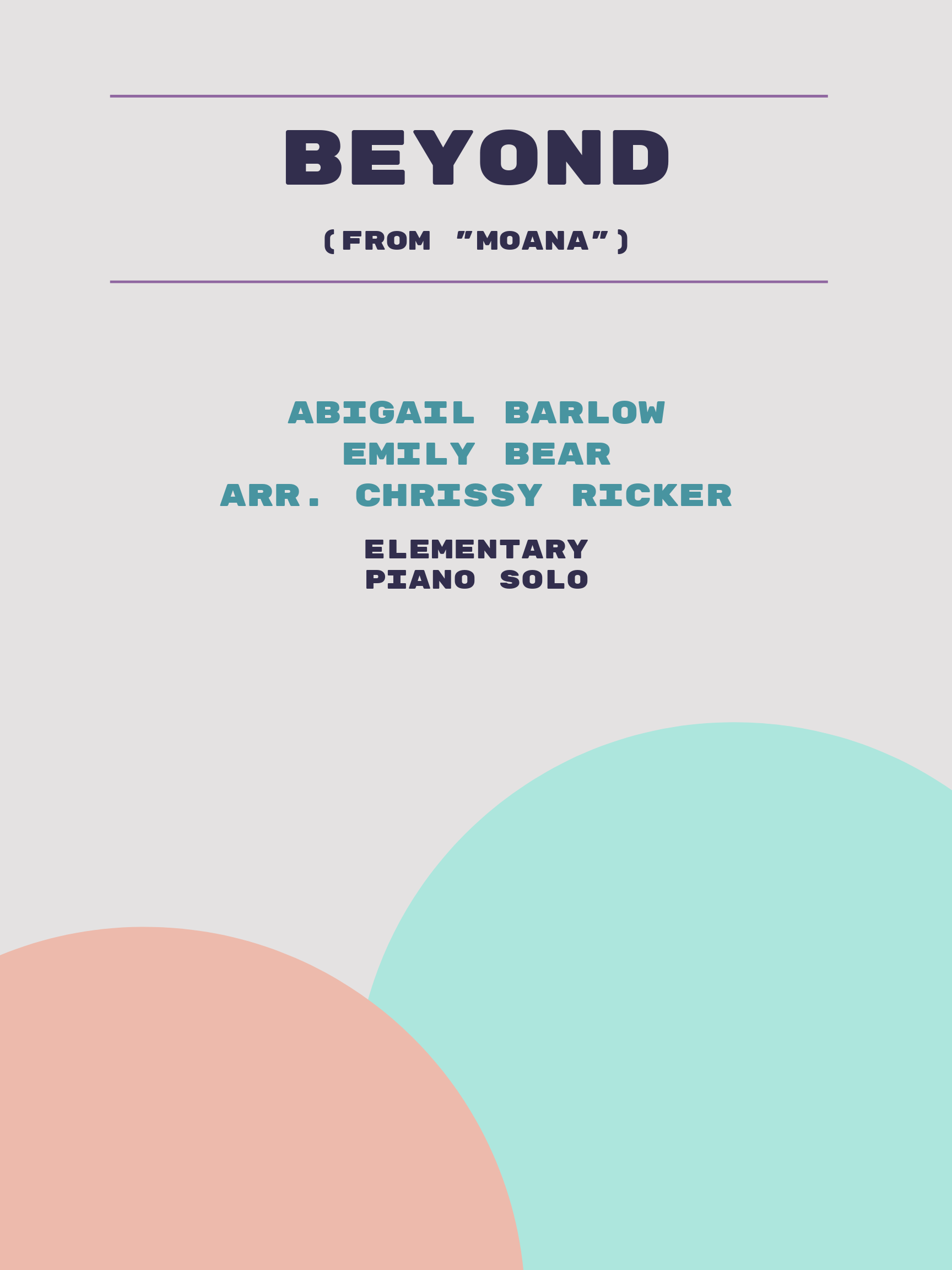 Beyond by Abigail Barlow, Emily Bear