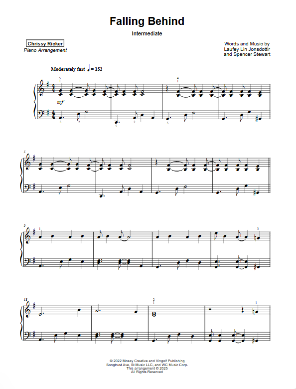 Falling Behind Sample Page