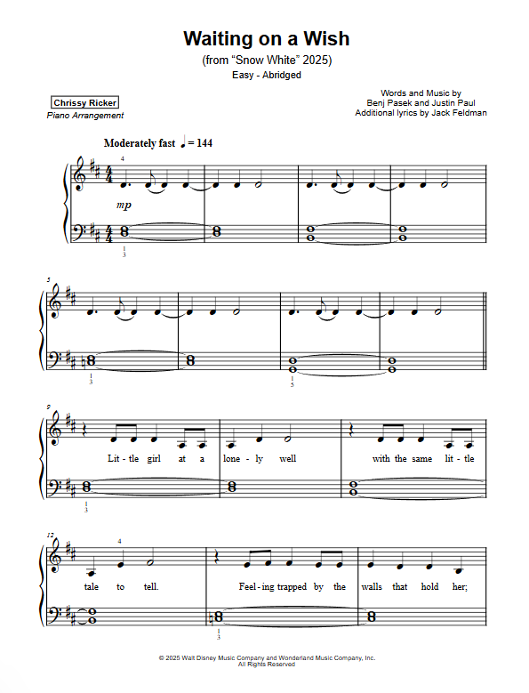 Waiting on a Wish Sample Page