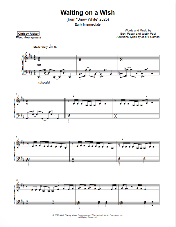Waiting on a Wish Sample Page