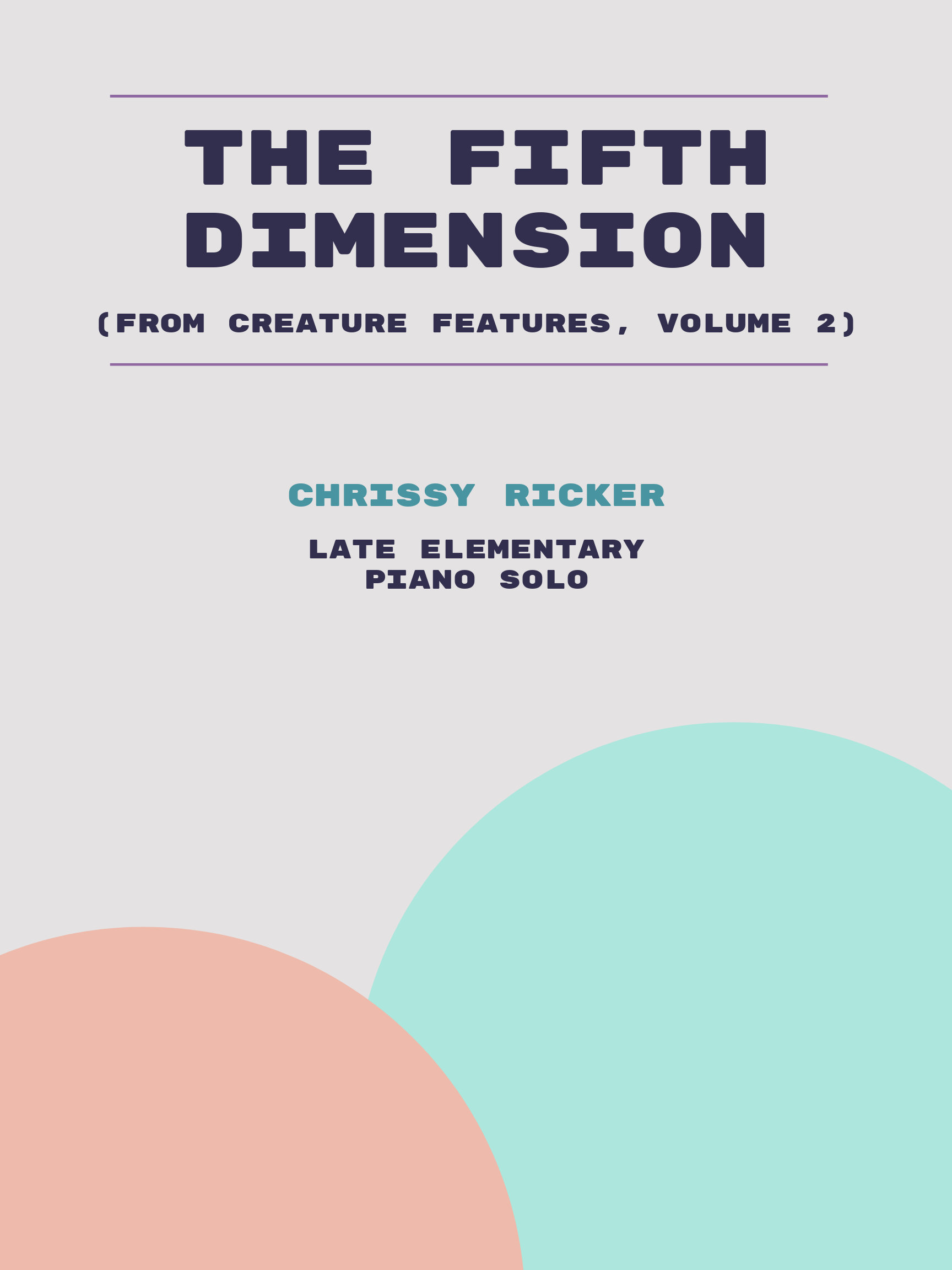 The Fifth Dimension by Chrissy Ricker