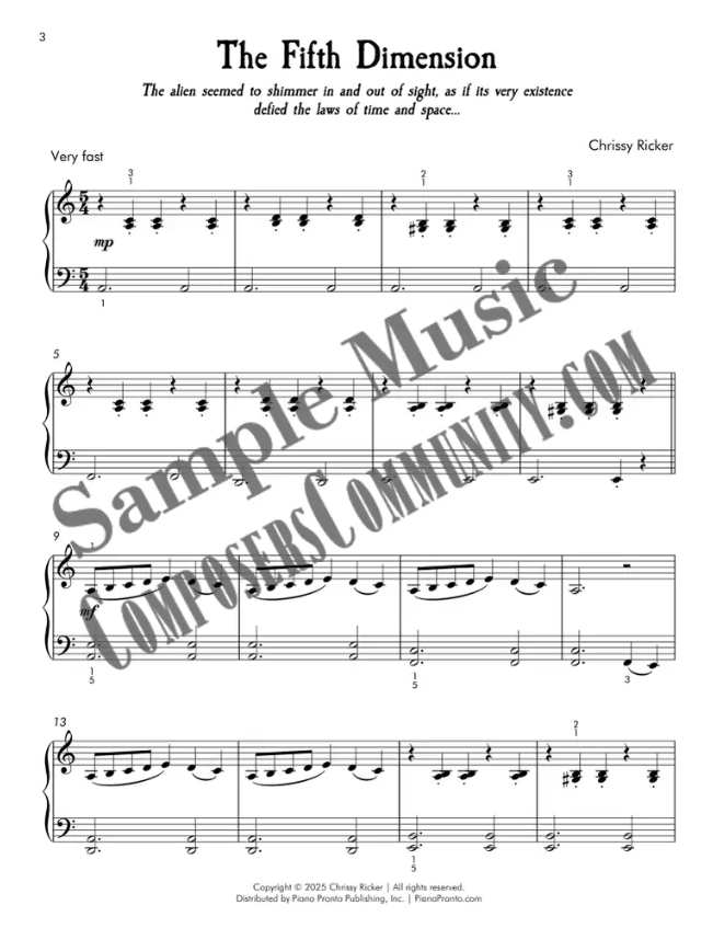 The Fifth Dimension Sample Page
