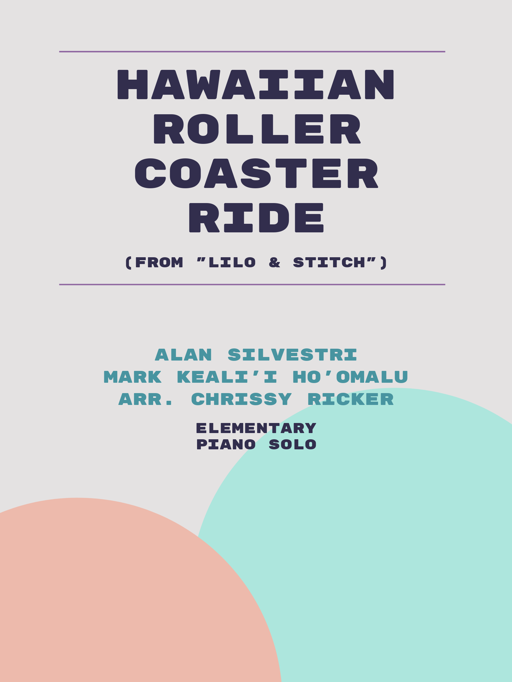 Hawaiian Roller Coaster Ride by Alan Silvestri, Mark Keali'I Ho'omalu