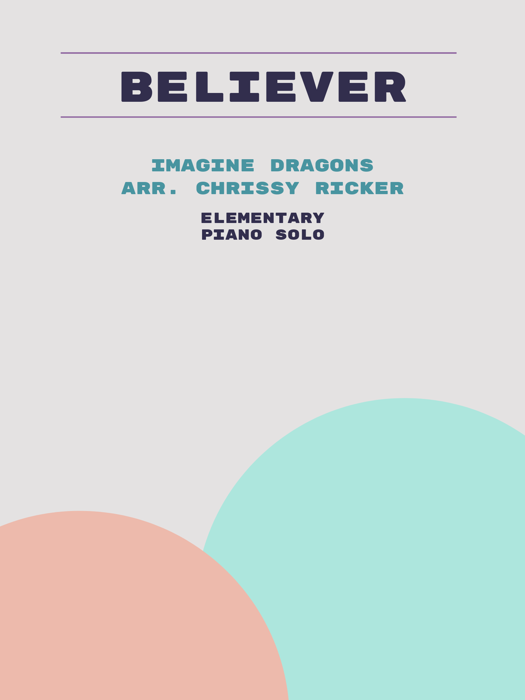 Believer by Imagine Dragons