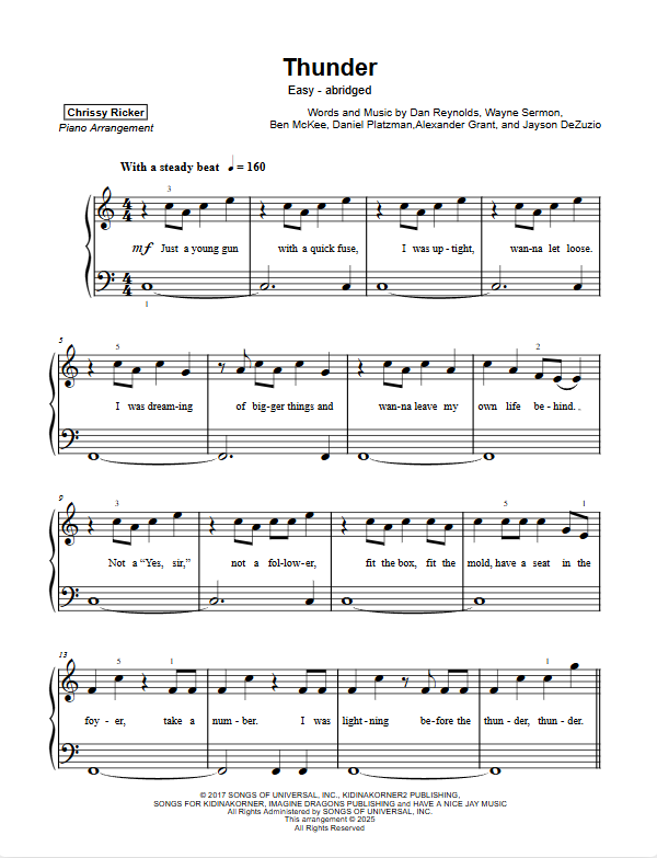 Thunder Sample Page