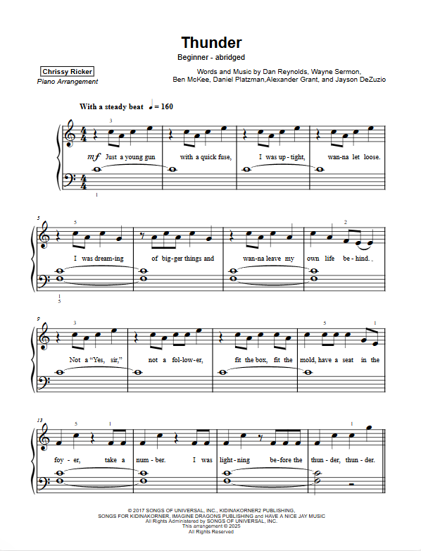 Thunder Sample Page