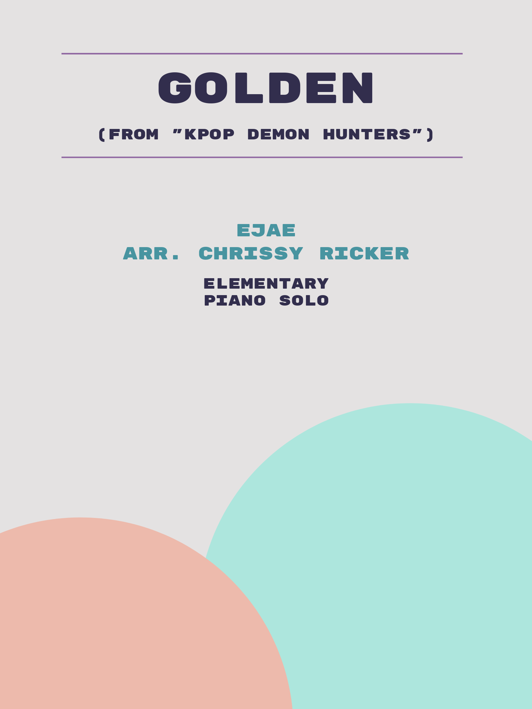 Golden by EJAE