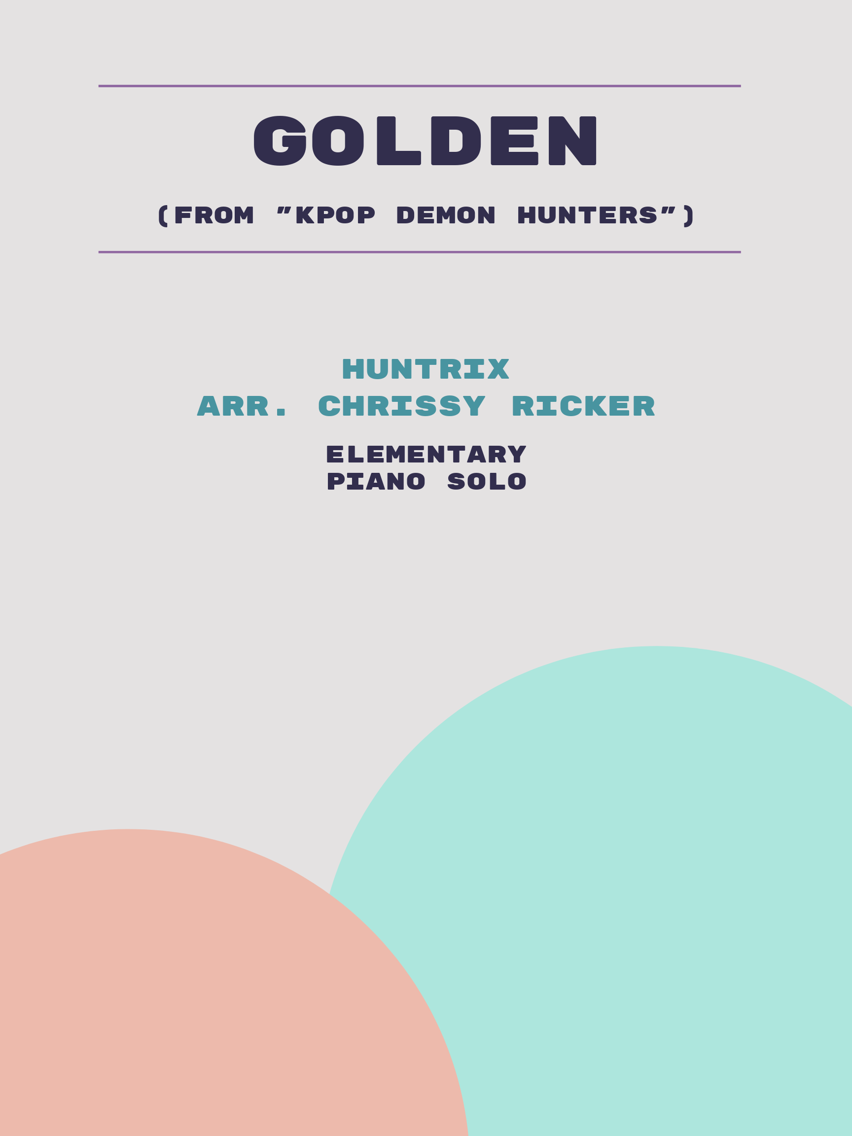 Golden by Huntrix