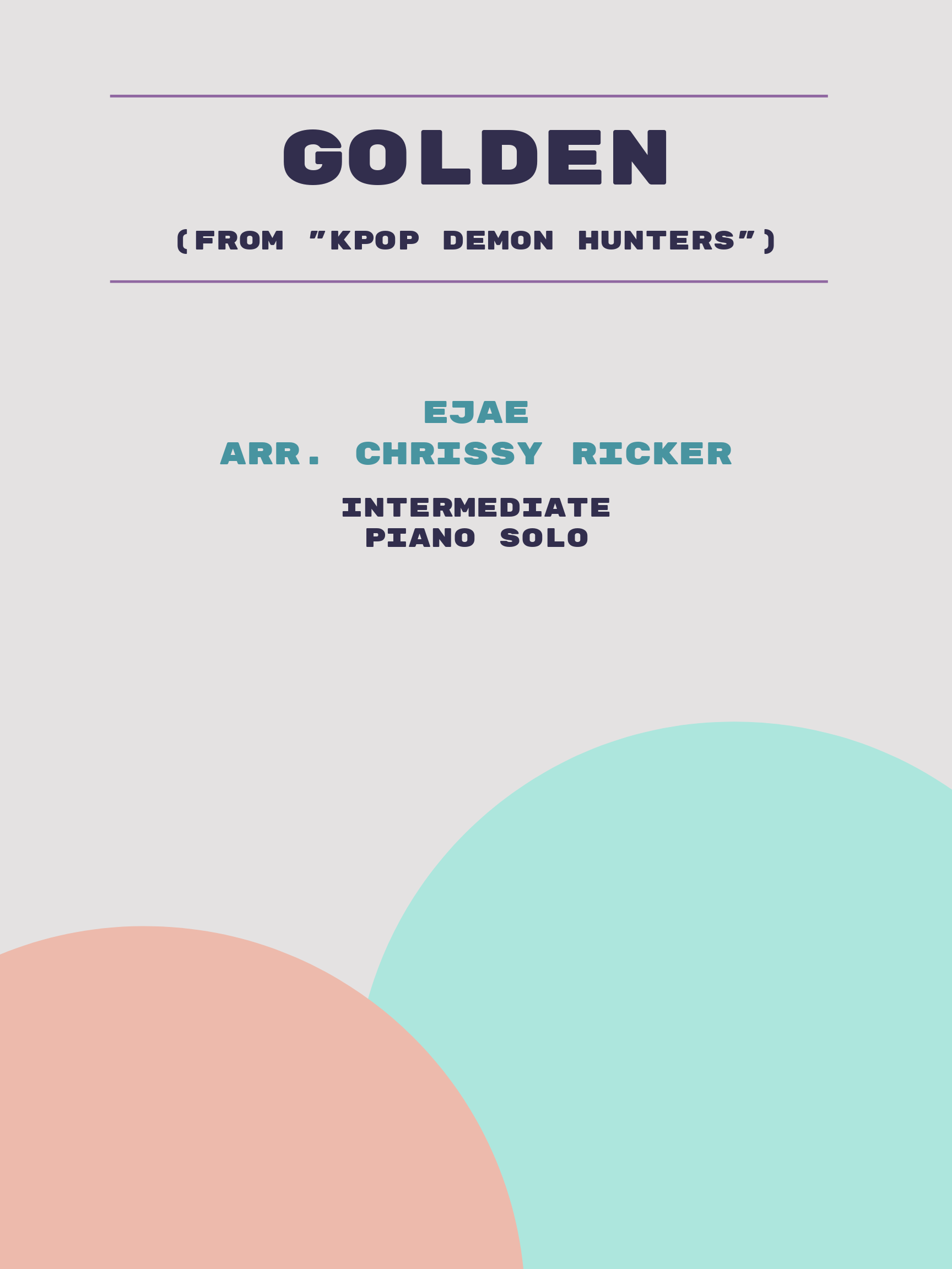 Golden by EJAE