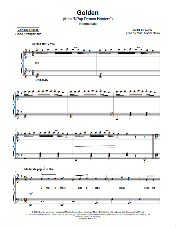 Golden Sample Page