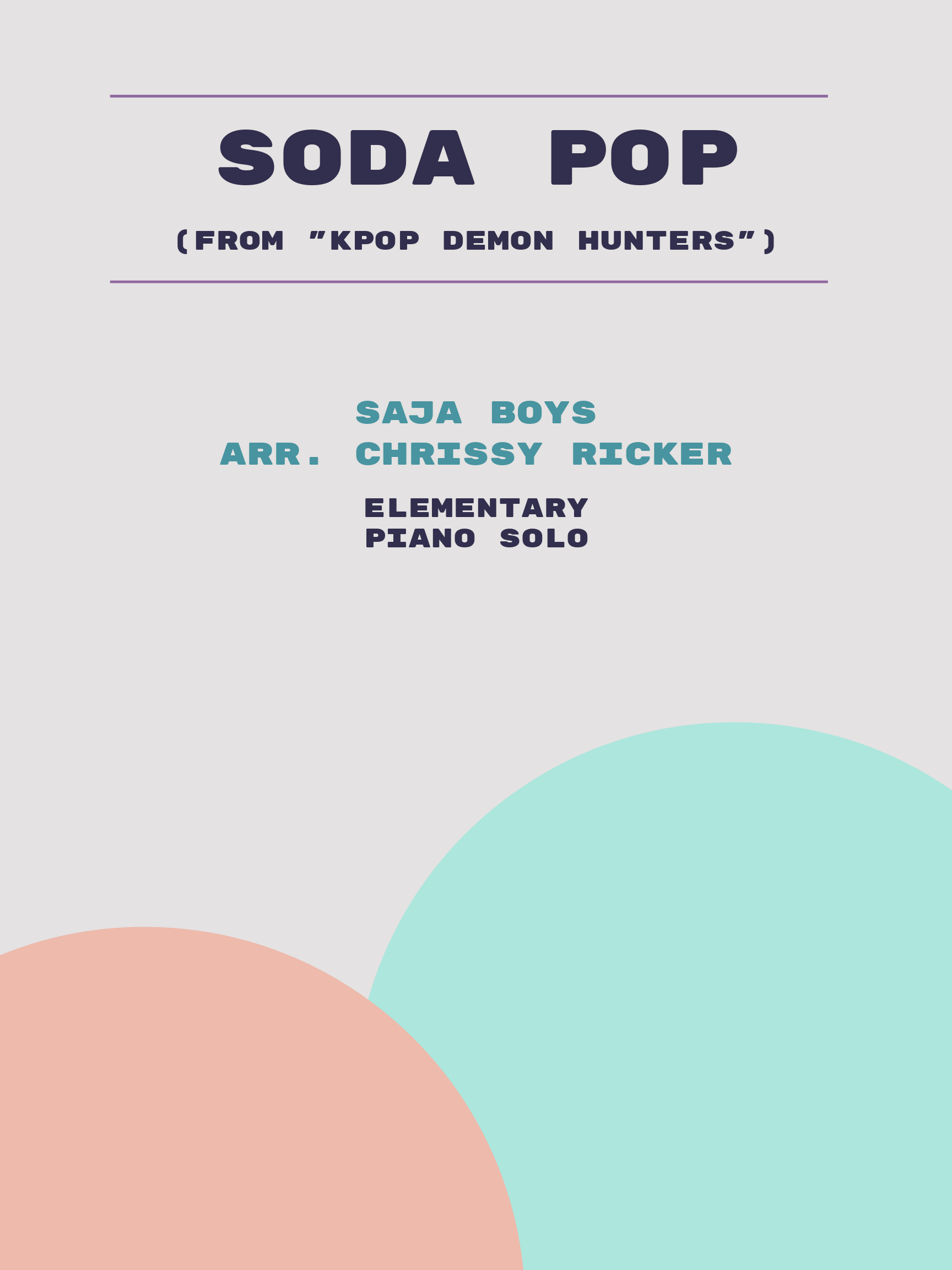 Soda Pop by Saja Boys