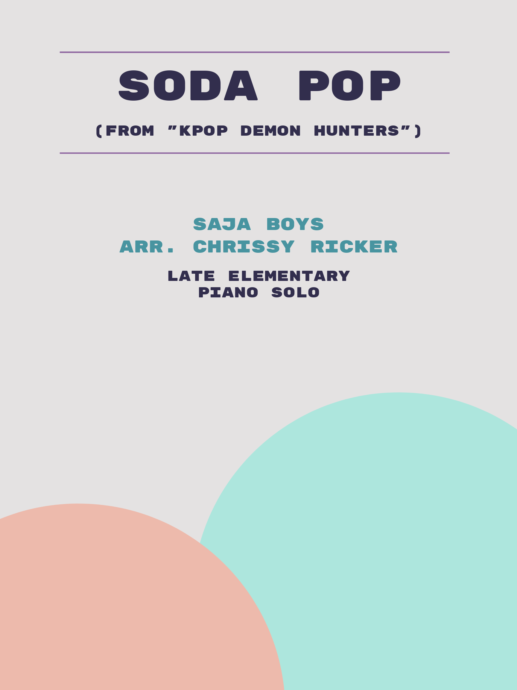 Soda Pop by Saja Boys