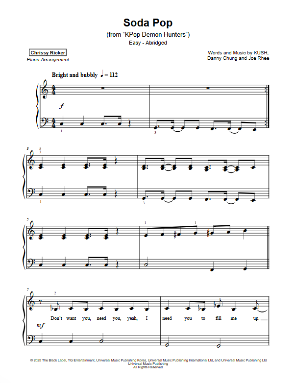 Soda Pop Sample Page