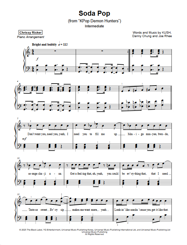 Soda Pop Sample Page