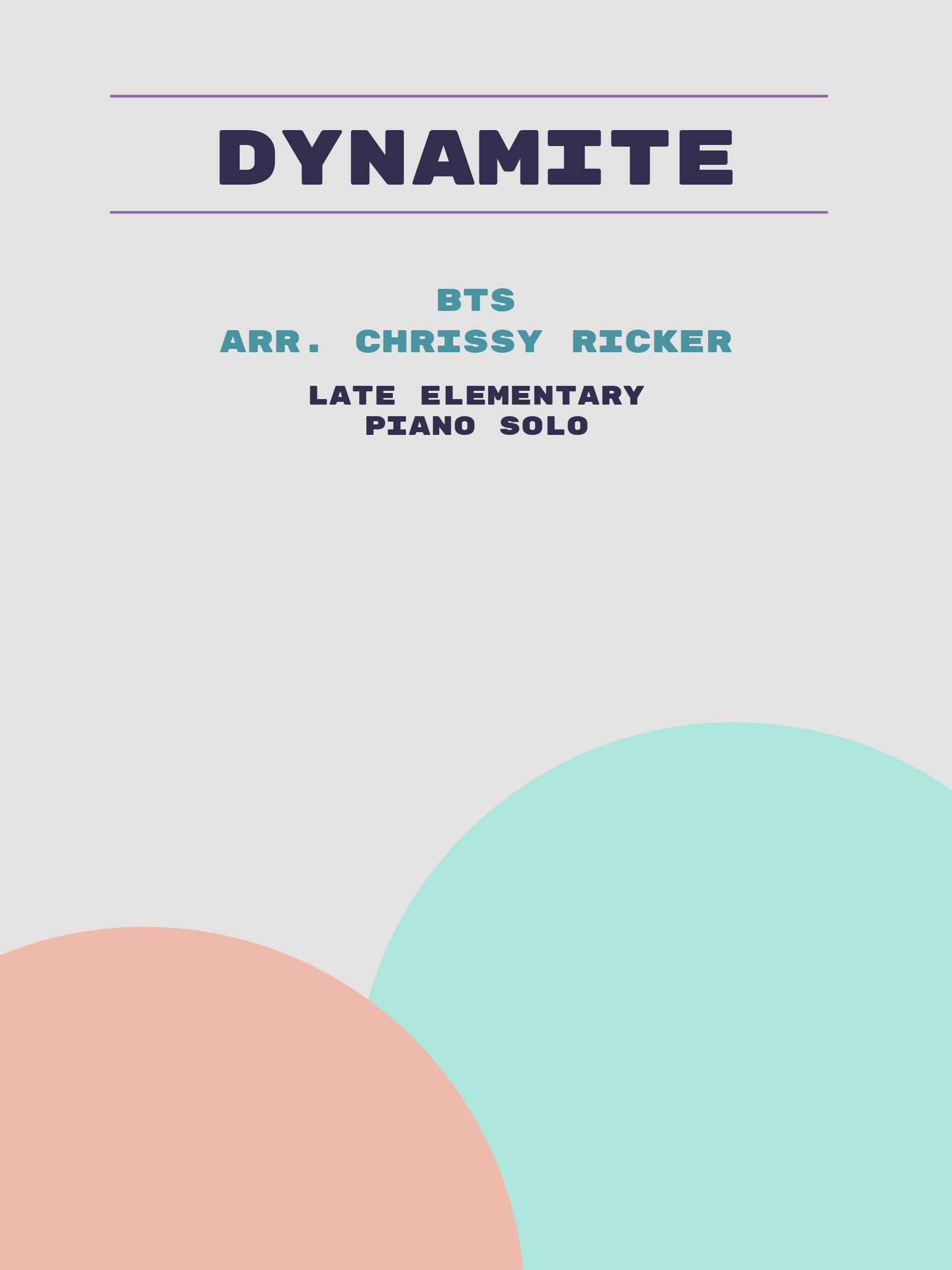 Dynamite by BTS