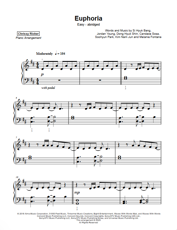 Euphoria Sample Page