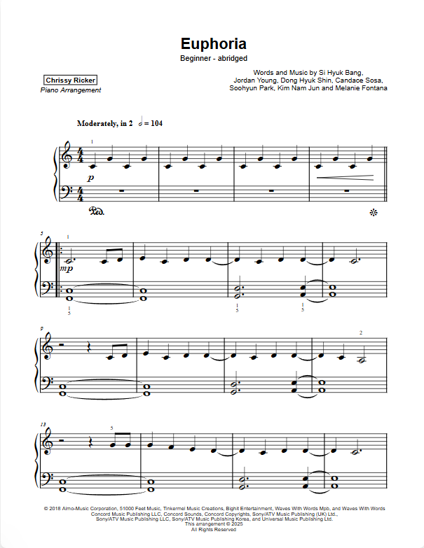 Euphoria Sample Page