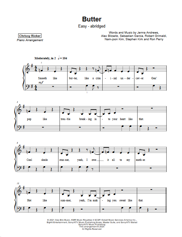 Butter Sample Page