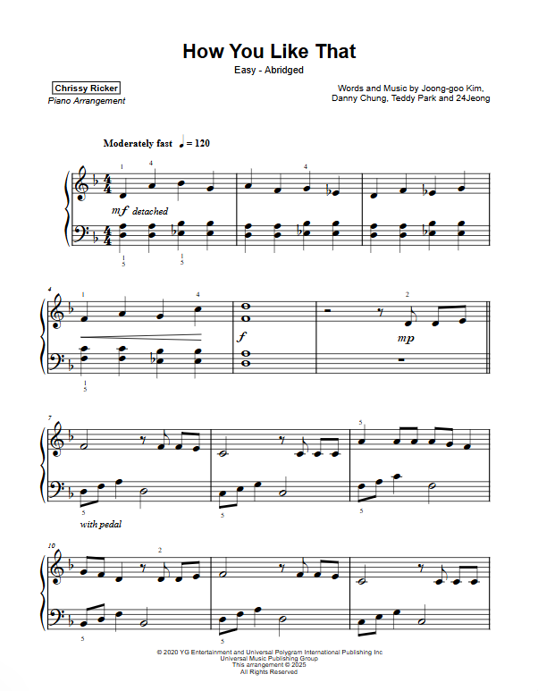 How You Like That Sample Page