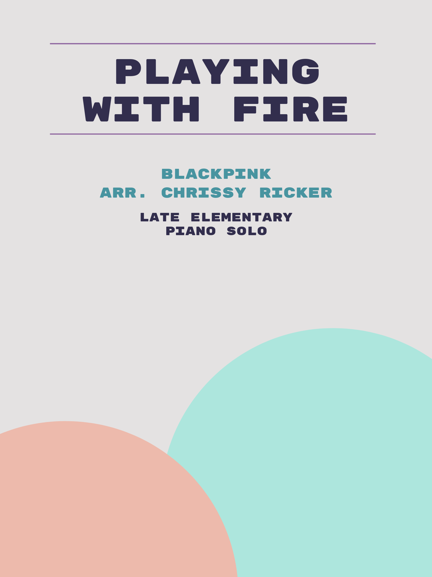 Playing With Fire by Blackpink