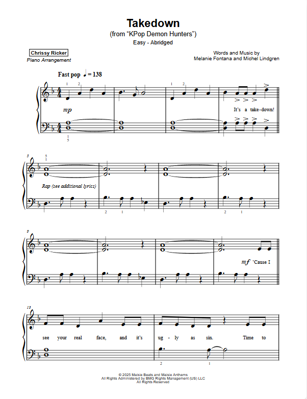 Takedown Sample Page