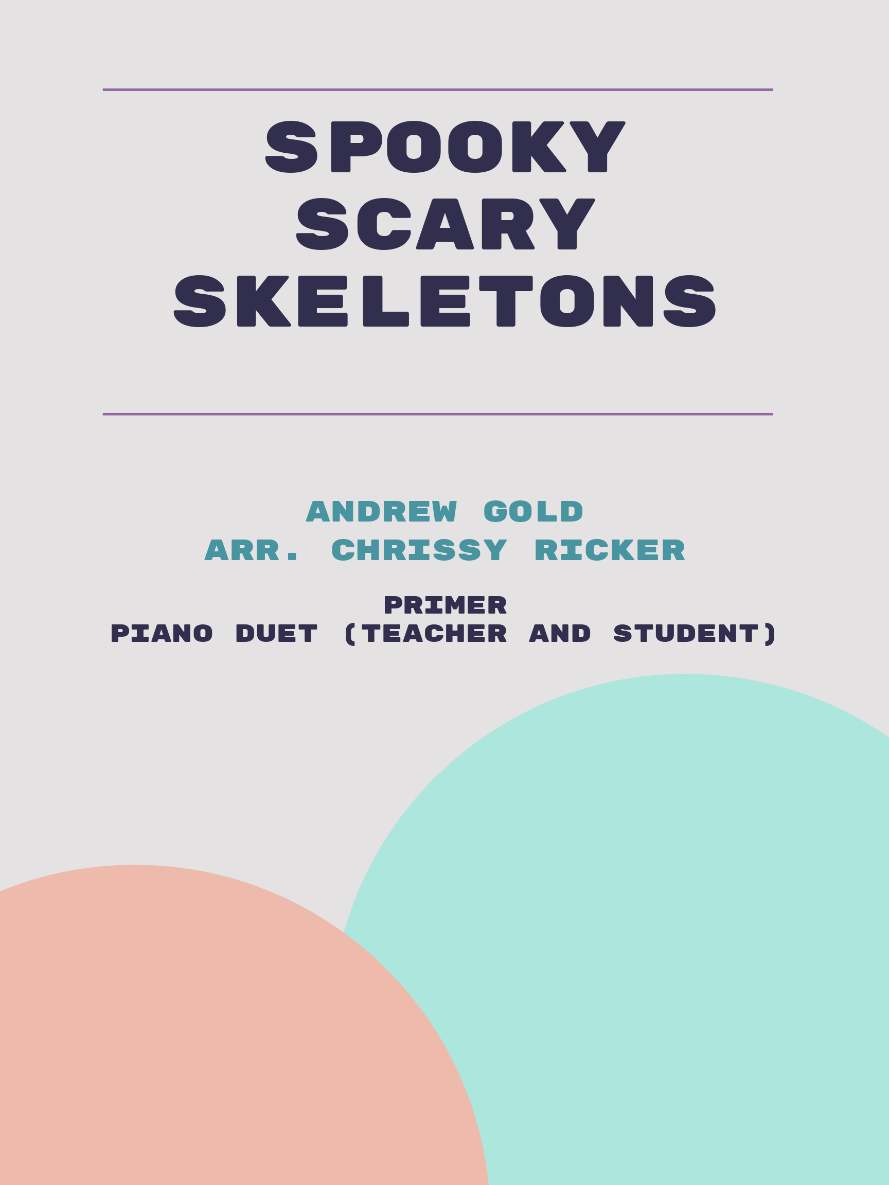 Spooky Scary Skeletons by Andrew Gold