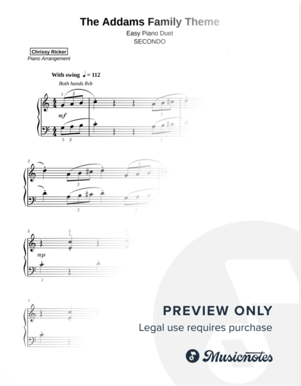 The Addams Family Theme Sample Page