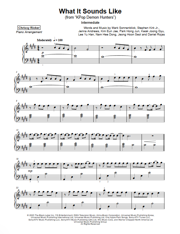 What It Sounds Like Sample Page