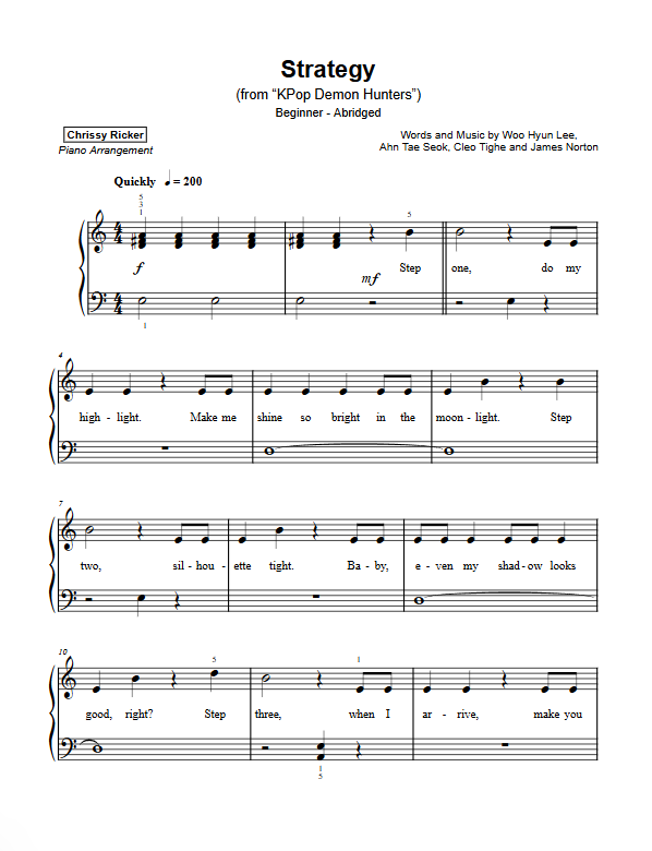 Strategy Sample Page