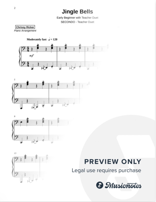 Jingle Bells Sample Page