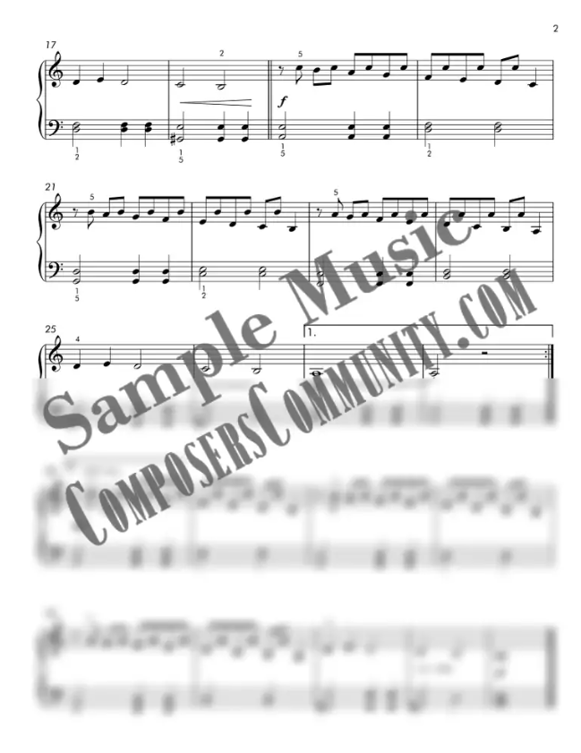 Passacaglia for a King Sample Page