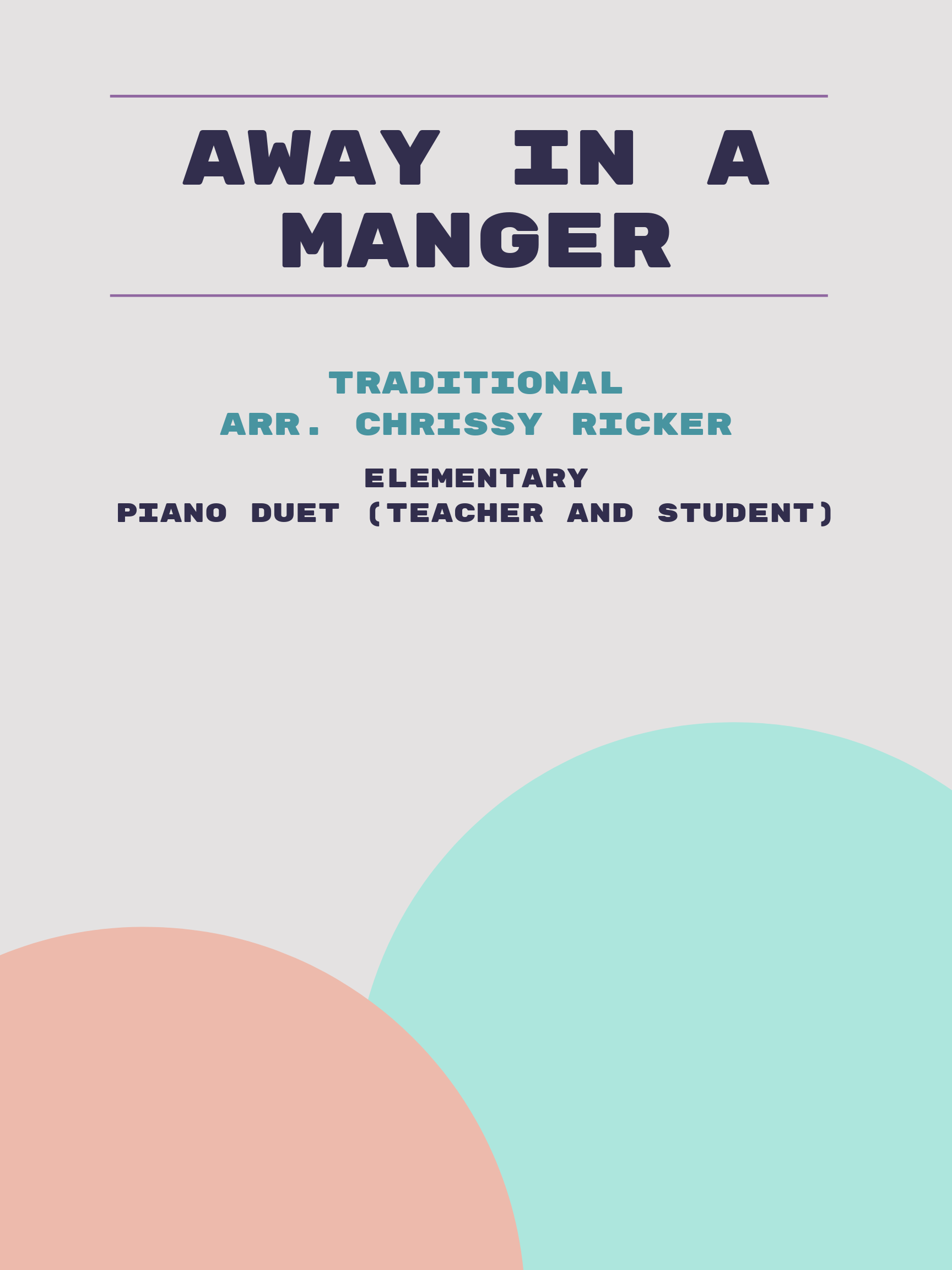 Away in a Manger by Traditional