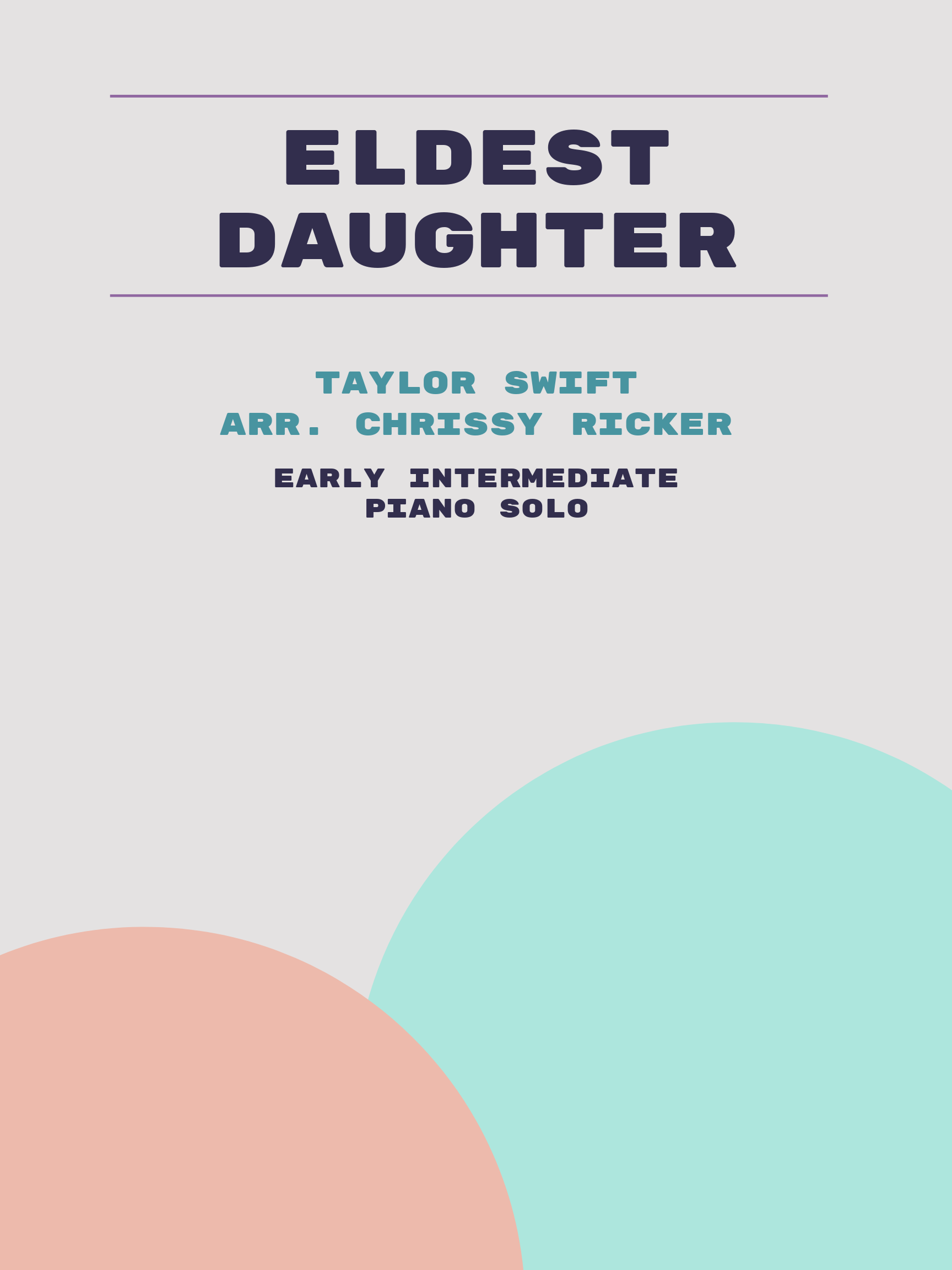 Eldest Daughter by Taylor Swift