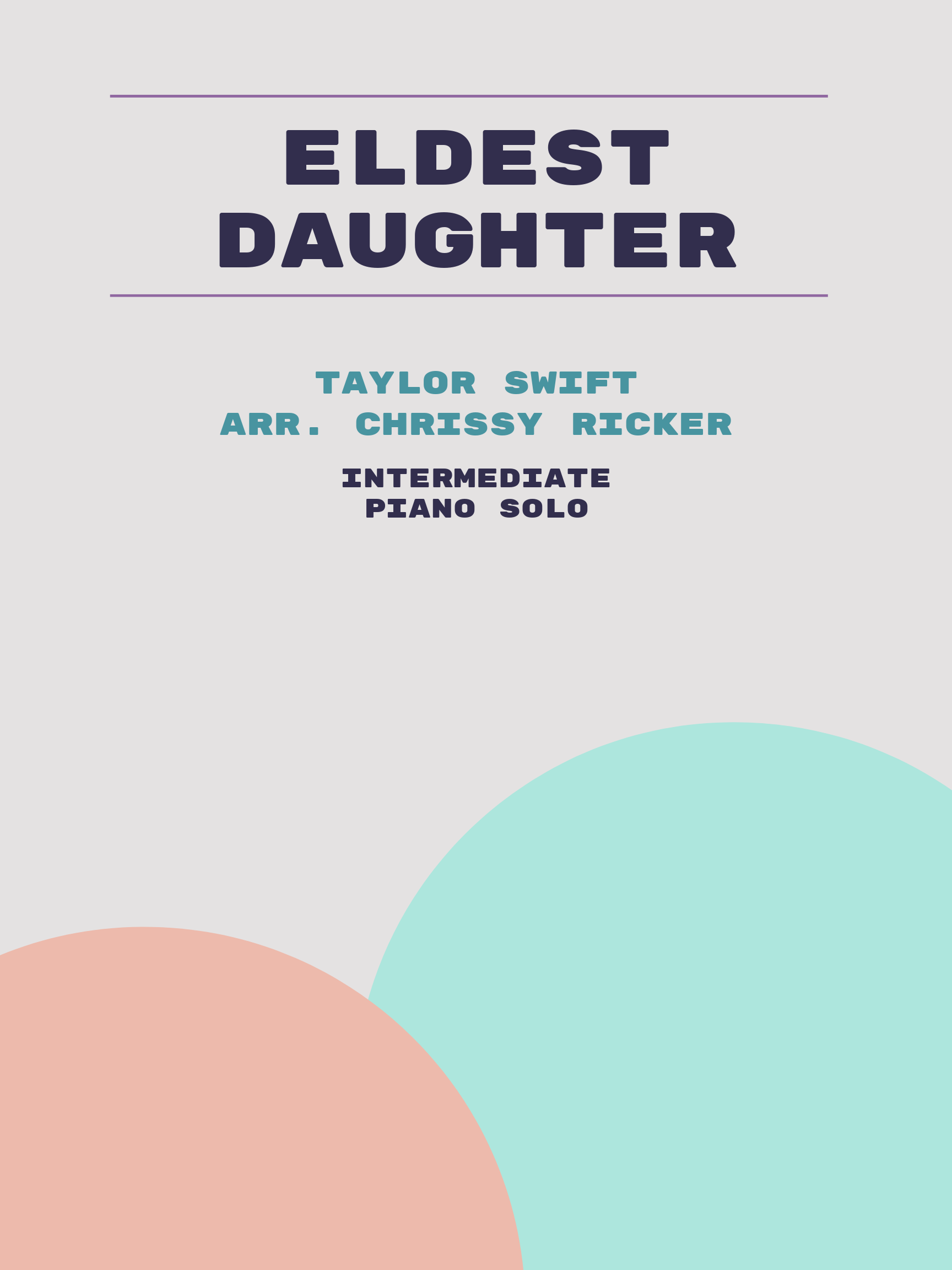 Eldest Daughter by Taylor Swift