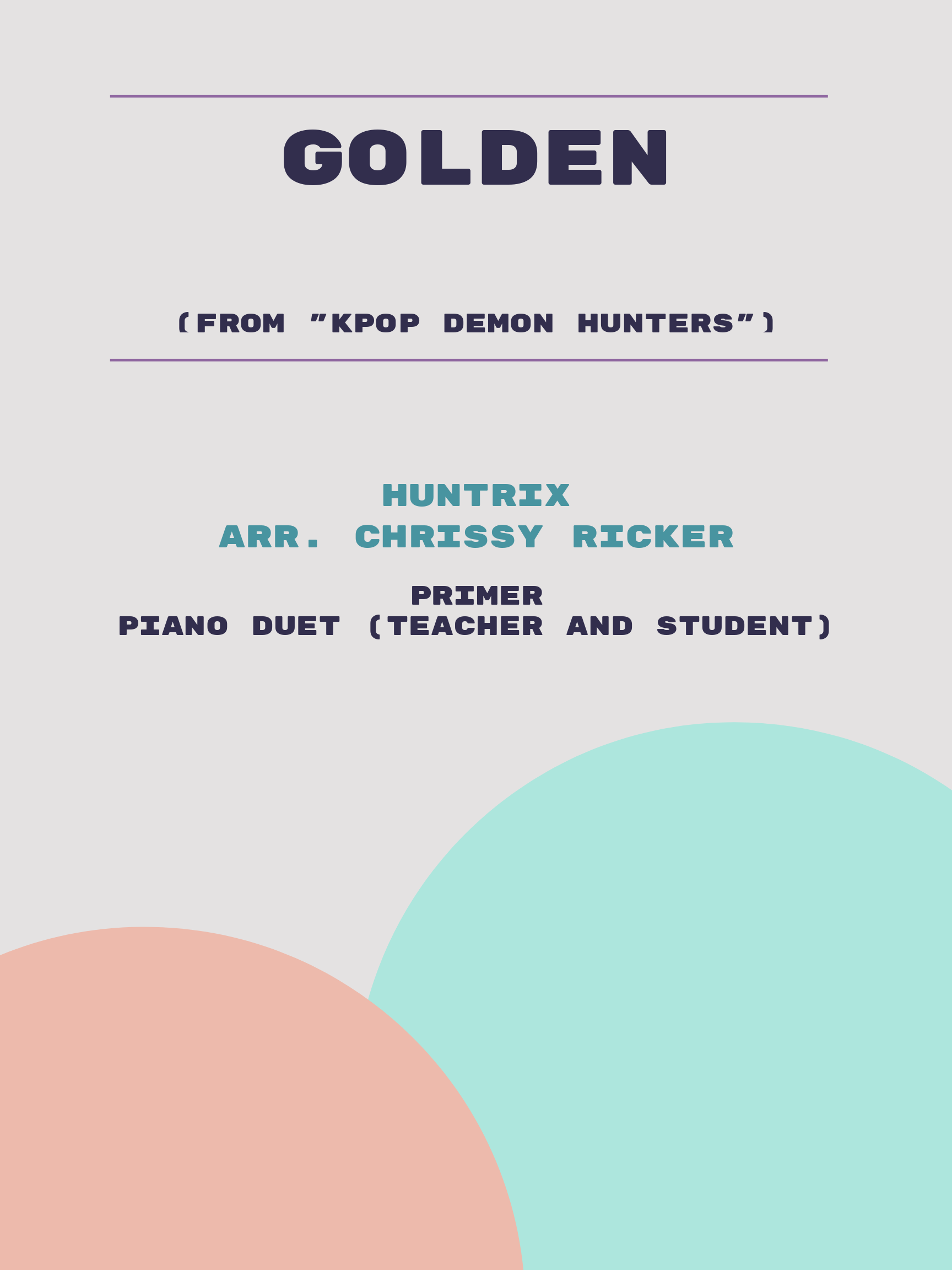 Golden by Huntrix