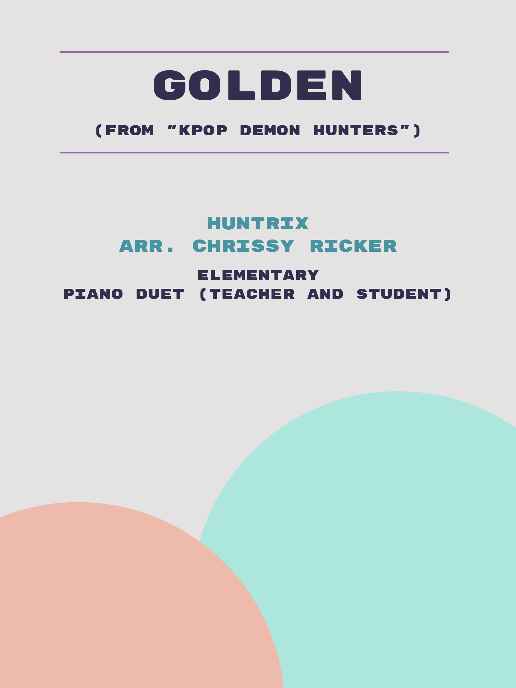 Golden by Huntrix