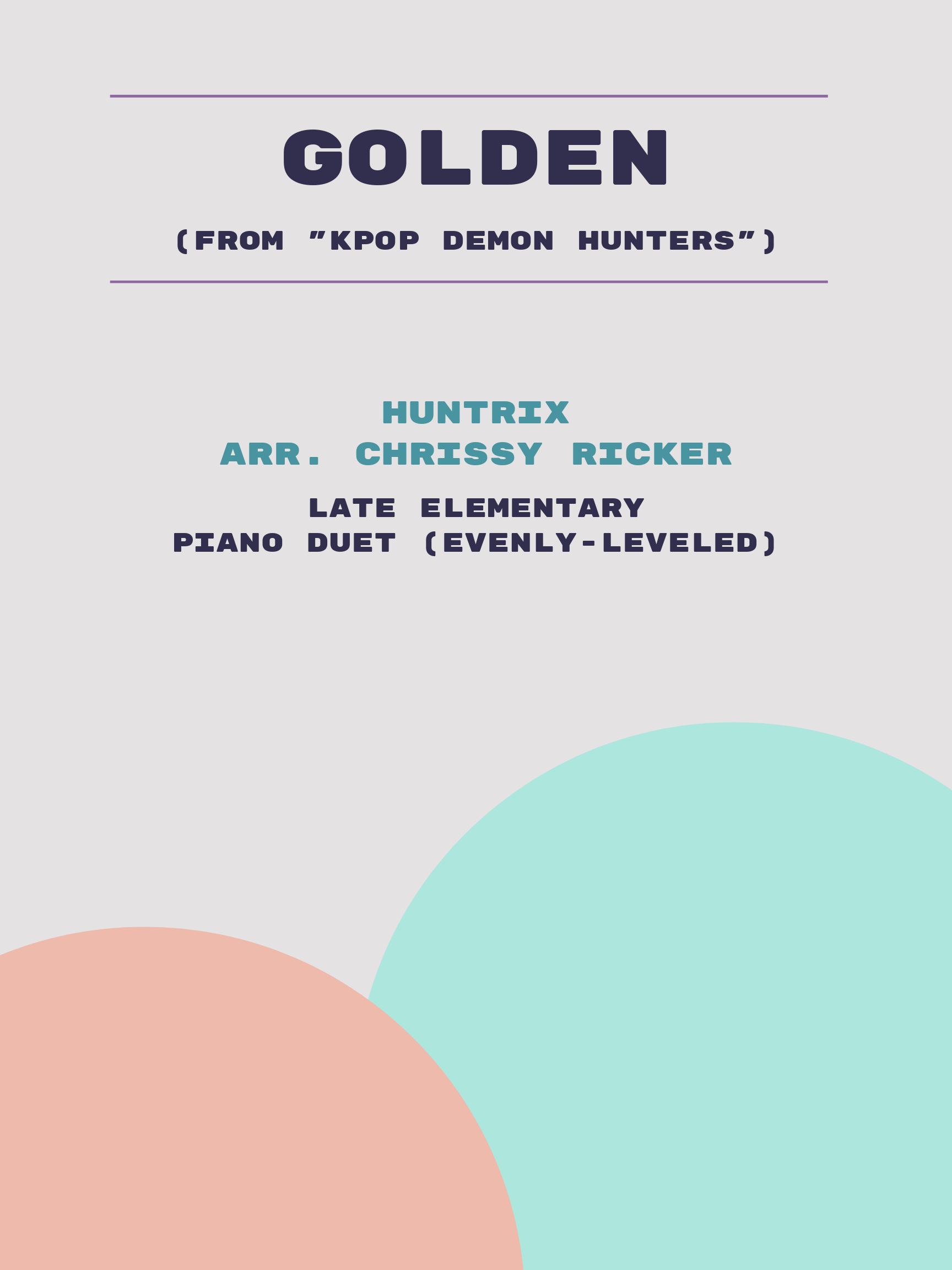 Golden by Huntrix