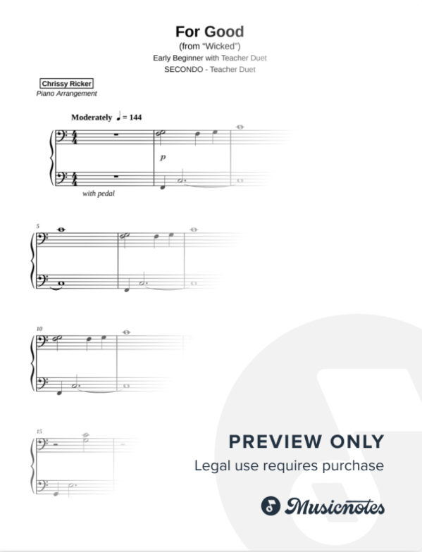 For Good Sample Page