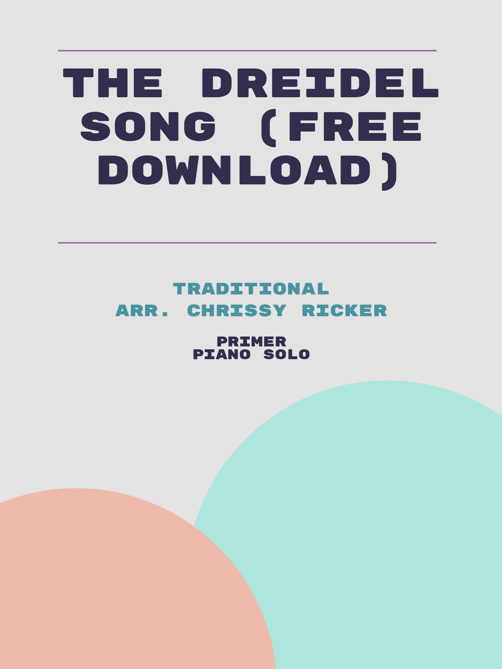 The Dreidel Song (free download) by Traditional