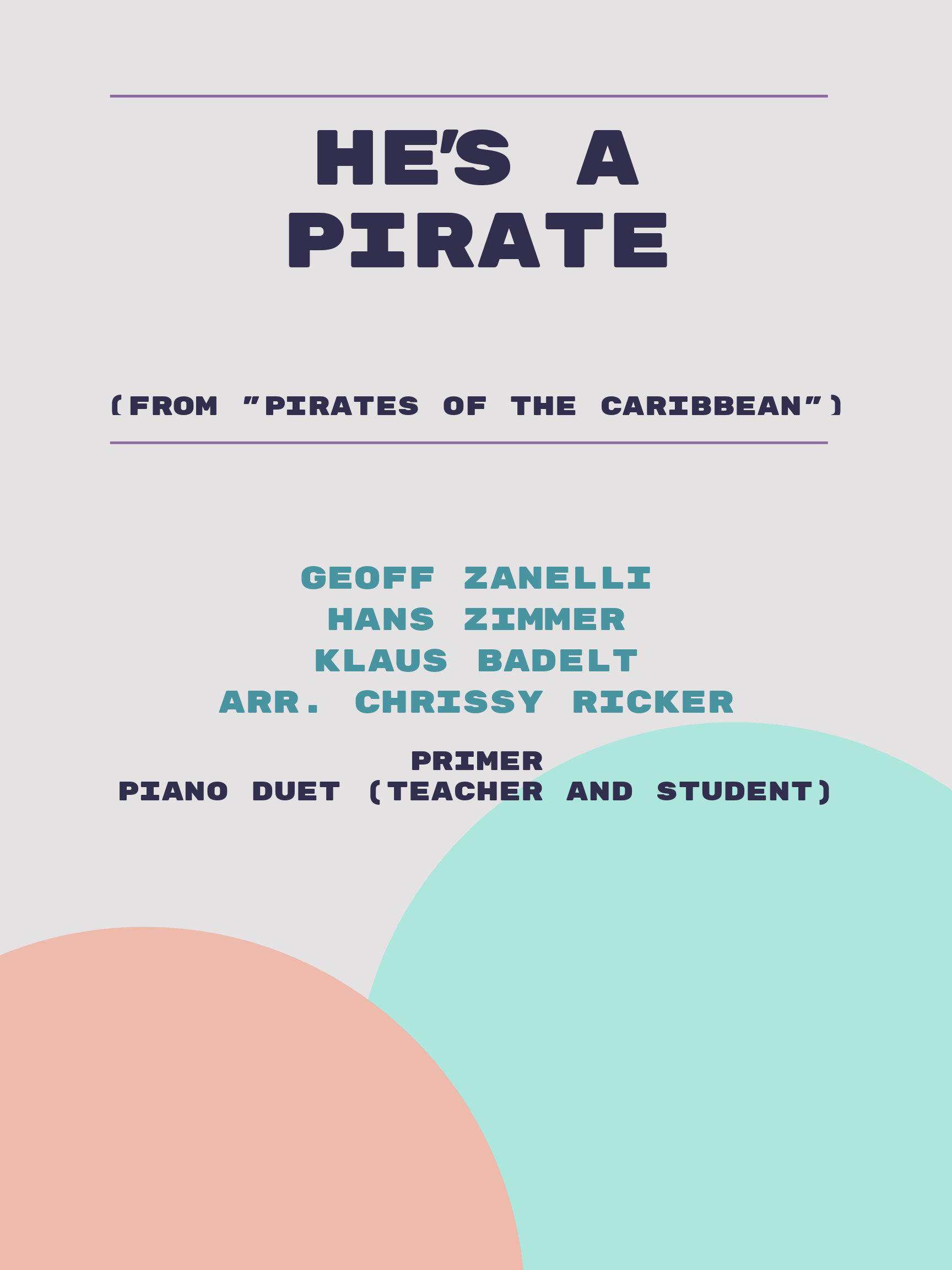 He's a Pirate by Geoff Zanelli, Hans Zimmer, Klaus Badelt