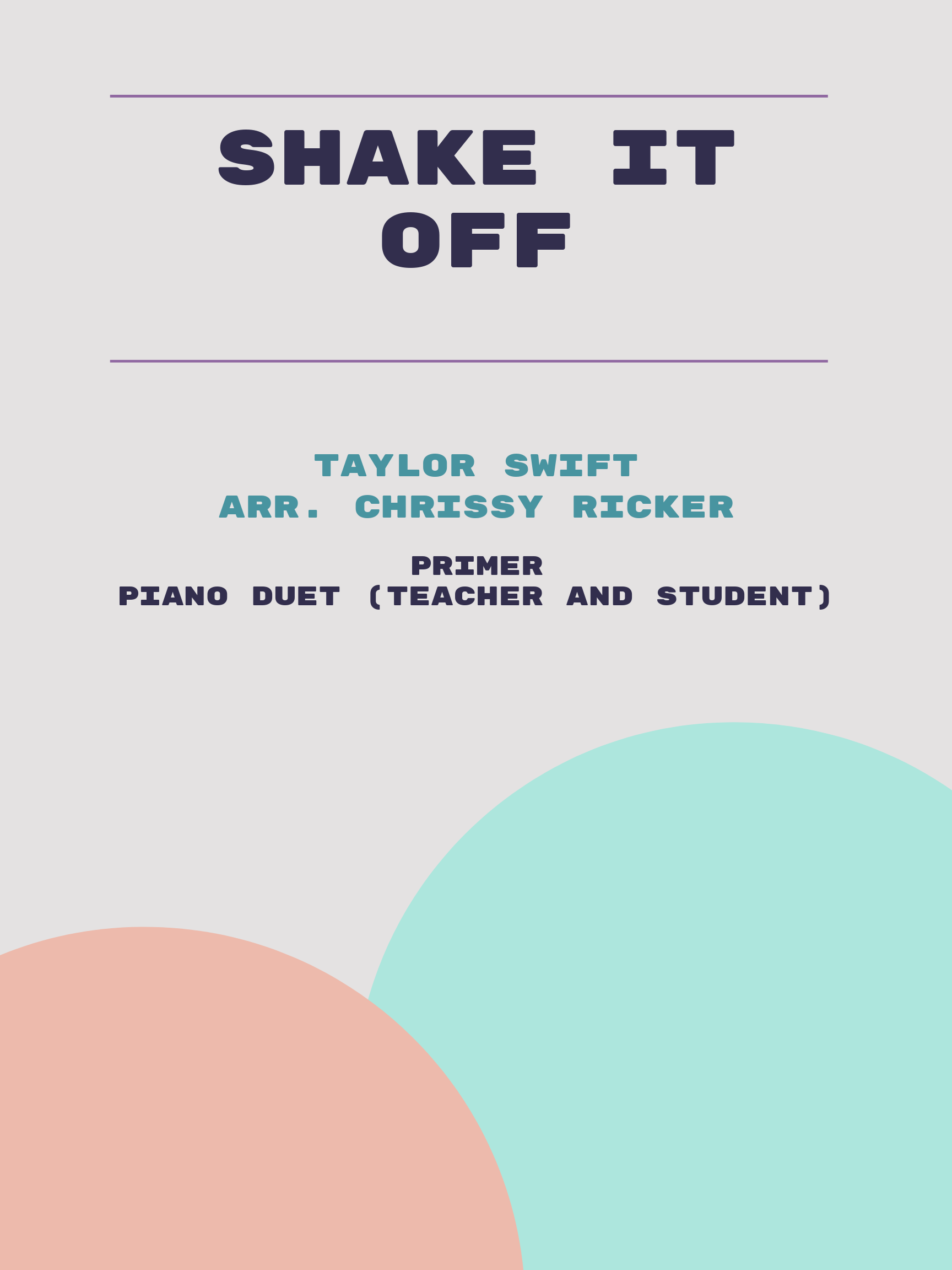 Shake It Off by Taylor Swift