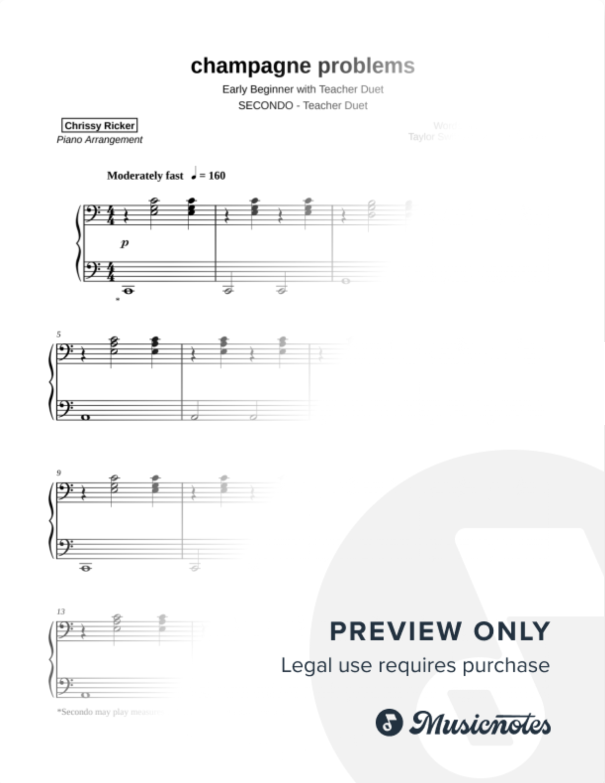 champagne problems Sample Page